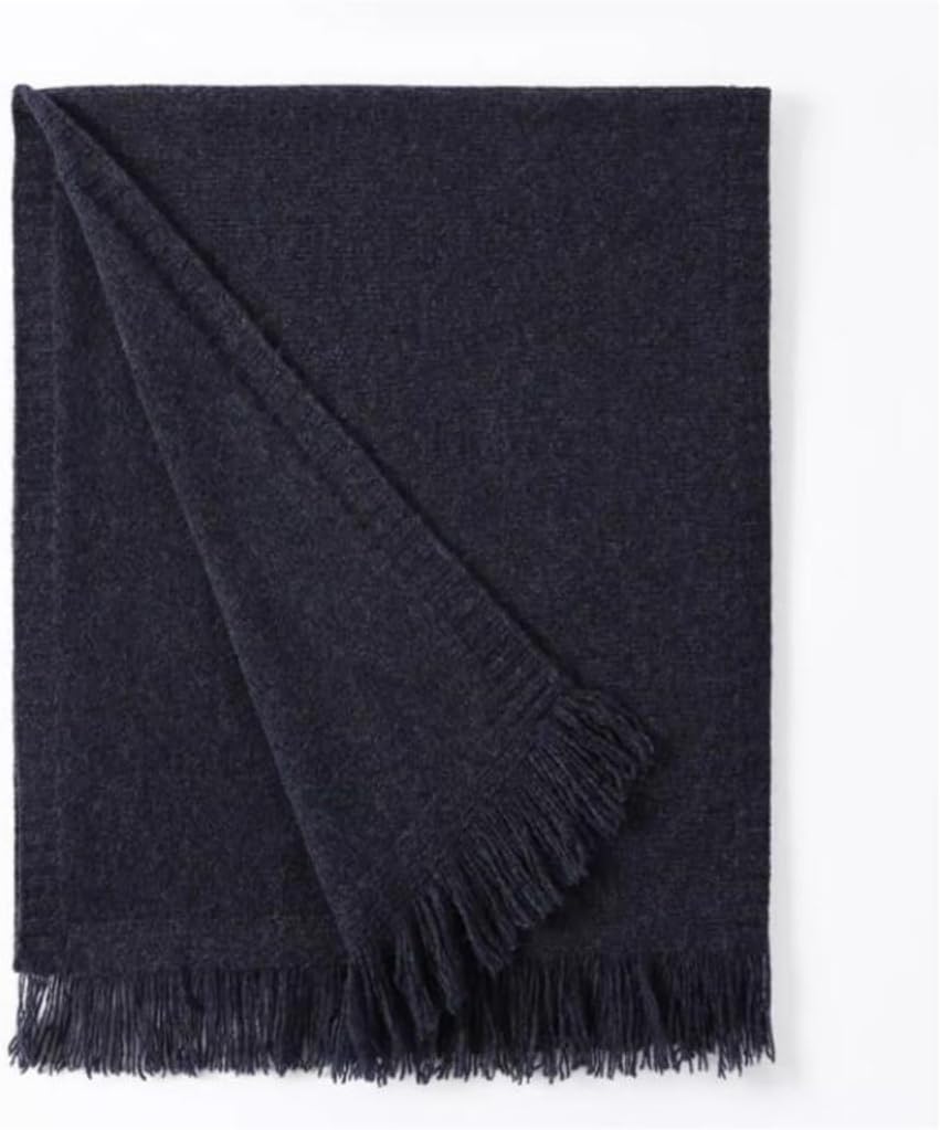 JSEIAJB Business Versatile Warm Gift Wool Scarf Men's Winter Long