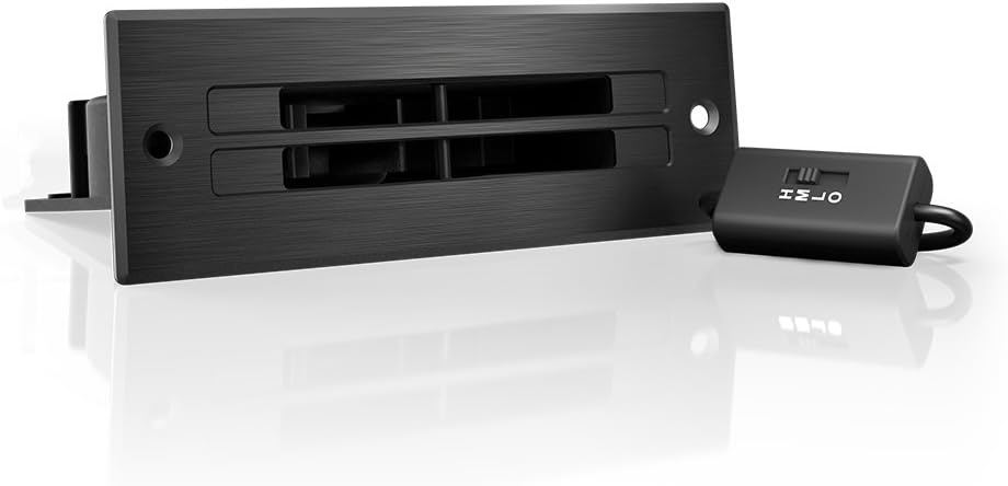 AIRPLATE S2, Quiet Cooling Blower Fan System 6" with Speed Control, for Home Theater AV Cabinets