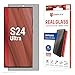 Produktbild Displex Privacy Full Cover Schutzglas (10H) für Samsung Galaxy S24 Ultra, Eco-Montagerahmen, Privacy Filter, Tempered Glas, kratzer-resistente Schutzfolie, hüllenfreundlich