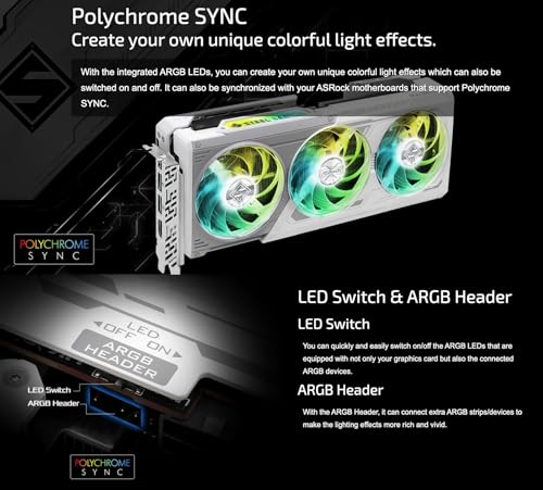 Image of ASRock AMD Radeon RX 9070 XT Steel Legend 16GB, Boost Clock Up to 2970 MHz / 20 Gbps, Game Clock 2400 MHz / 20 Gbps, 16GB GDDR6 on 256-Bit Memory Bus, AMD RDNA 4 Architecture, Bundle w /Dockztorm Hub