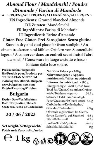 1 kg Amandelmeel Extra Fijn | Gemalen Blancheerde Amandelen | Glutenvrij | voor Macarons - Image 4