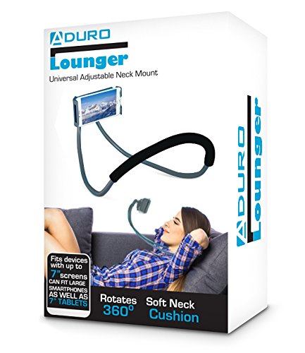 Aduro Phone Neck Holder, Gooseneck Lazy Neck Phone Mount to Free Your Hands for iPhone Android Smartphone