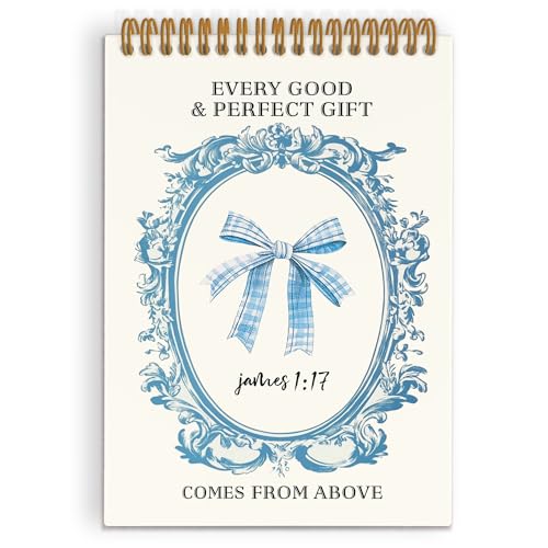 Cadeaux pour femmes et filles : le carnet de notes chic à nœud bleu