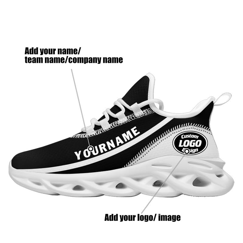 Custom Men's Sneaker Personalized Women's Running Shoes Light Weight Baseball Tennis Breathable Unisex Athletic Shoes2