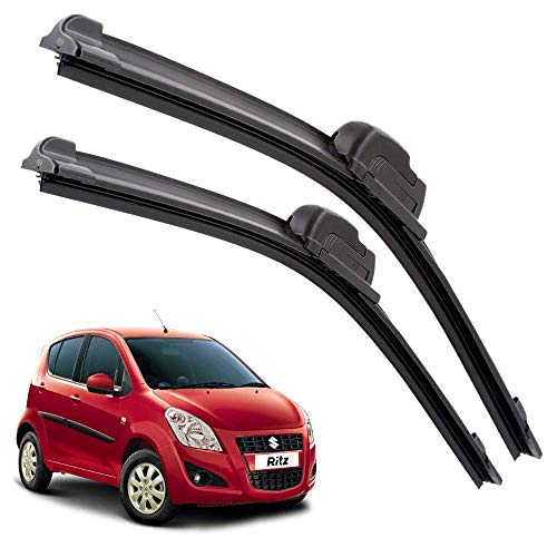 Image of Euro Care Windshield Car Wiper Blades Compatibility With Maruti Suzuki Ritz (Model : 2011-2017) - Set of 2Pc (D-22,P-16)