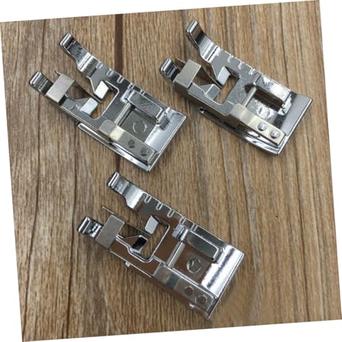 Pie prensatelas para máquina de coser NUOBESTY acero inoxidable miniatura 4