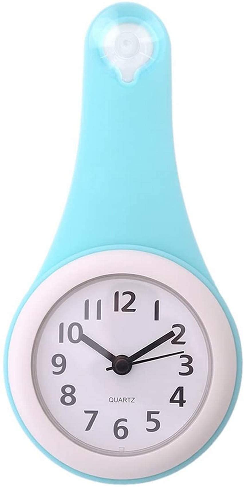 Horloge murale silencieuse et étanche pour salle de bain design créatif