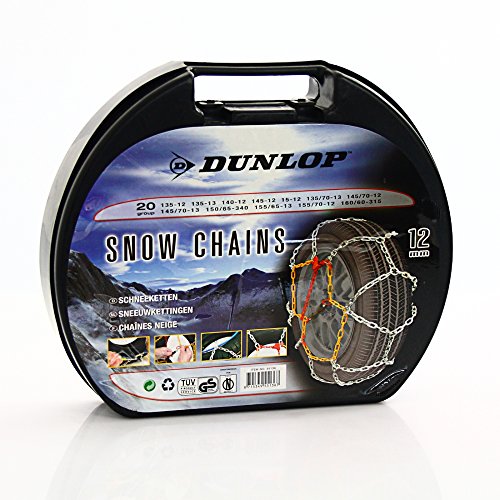 Cadenas para la nieve Dunlop 55136 Groupe 20 de 12 mm para turismos