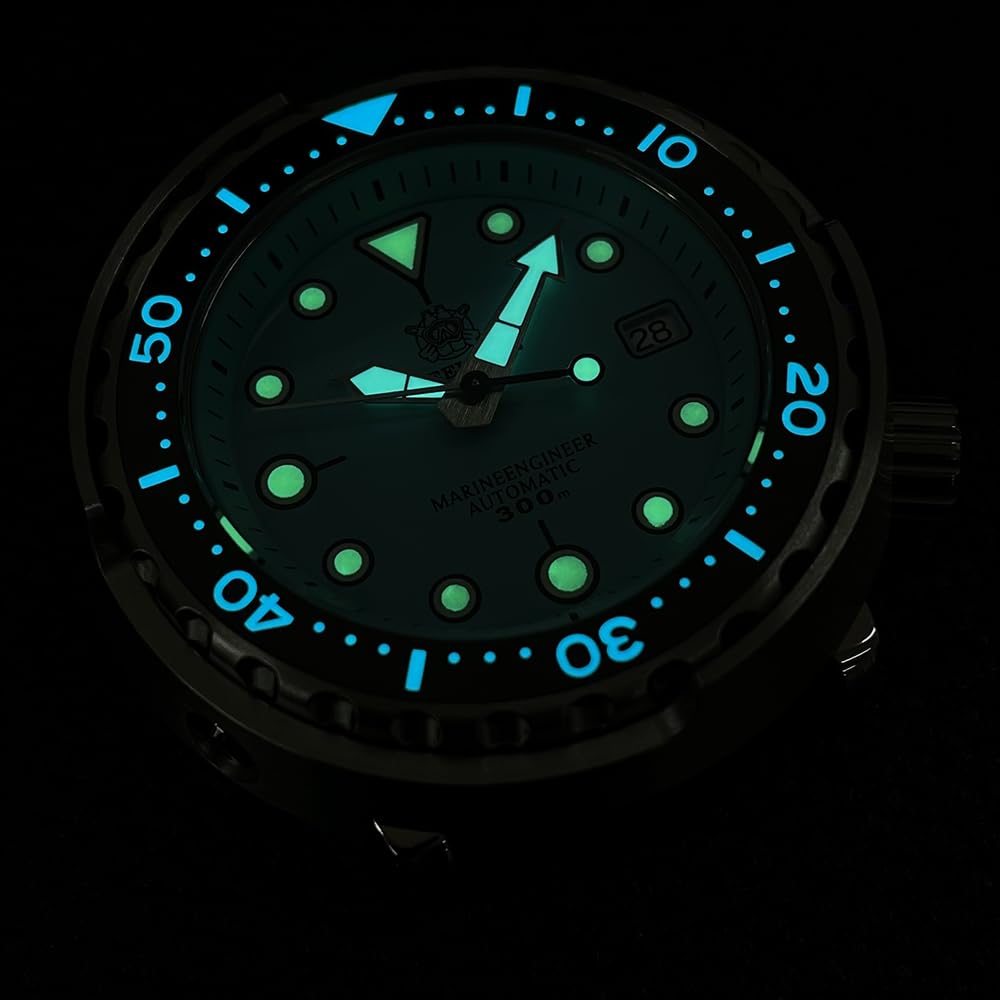 Burnside Steeldive SD1975, pulsera de atún, NH35, zafiro, azul claro, V2, buceo, 5 eslabones, BNIB
