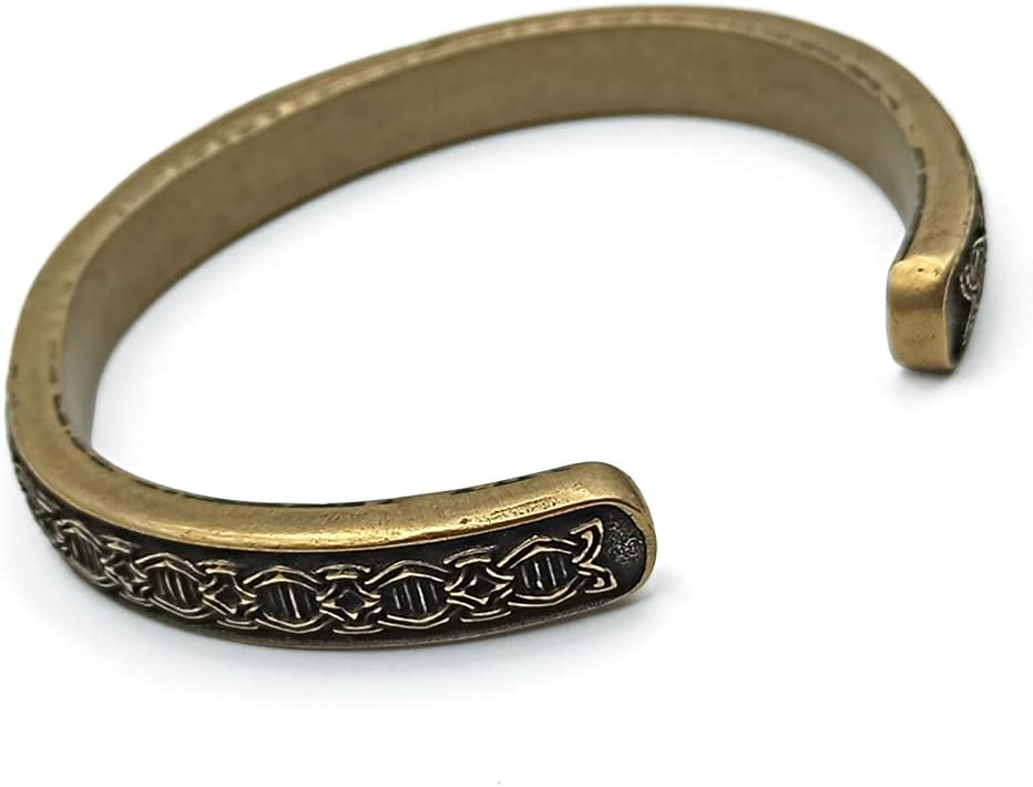 Norse Arm Band Viking bronze Cuff Bracelet Nordic Celtic Jewelry Borre ornament