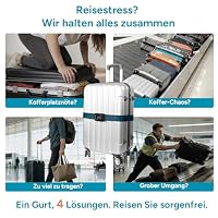 travel inspira Koffergurt mit Zahlenschloss Koffergurt mit TSA Schloss – Ansicht 7