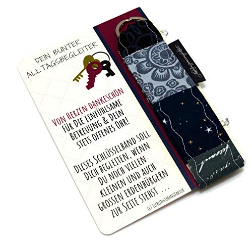 Levier de remerciement personnalisé noir gris bleu cadeau original avec message