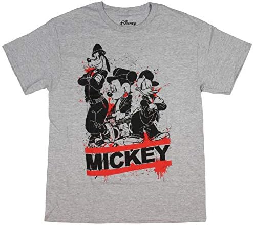 Disney Men S Gangster Rappin Mickey Mouse Graphic T Shirt Medium 38 40 Amazon De Clothing
