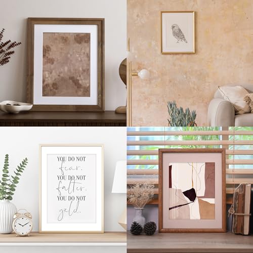 Bhoulandi 10 Pcs Photo Mounts 10 x 8 to Fit 8 x 6, White Paper Acid Free Picture Mounts Mat, Cardboard Photo Mount for Frames for 8 x 6 Paintings Prints Image Artworks (10 x 8 inch) - Image 4