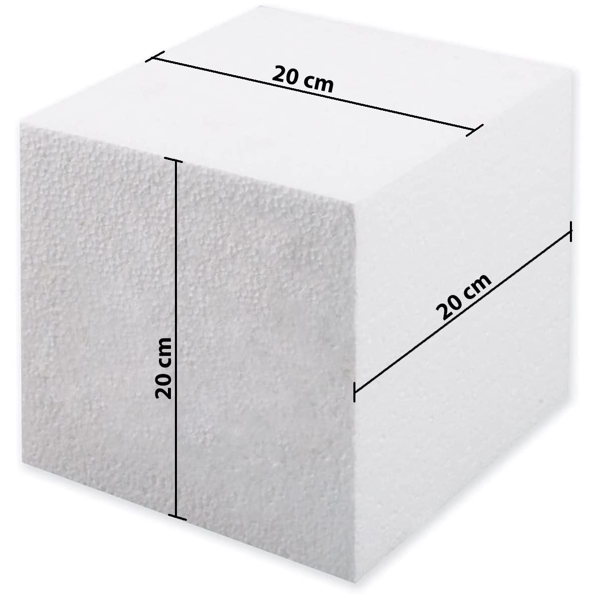 Buy SAMA Trading Collection, Smooth foam Cube Crafts Foam for Modeling