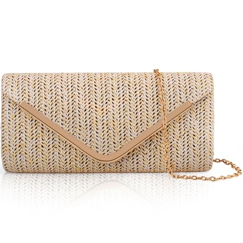 Larcenciel Bolso Mujer Verano Paja, Bolso Rafia...