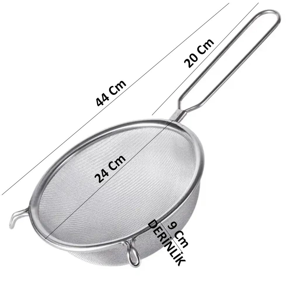 MyBru MyBru Metal İnce Tel Süzgeç 18 Cm