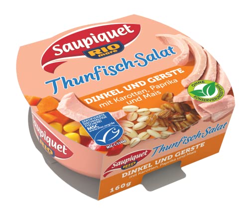 Saupiquet Rio Mare Thunfisch-Salat Toscana, MSC zertifiziert, Fix und fertig zubereitet, Ideal für unterwegs, 160g Cover
