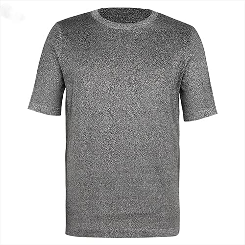 T-Shirt de Protection de Niveau 5, T-Shirt Anti-Coupure à Manches Courtes à col Rond, Haut de sécurité Anti-Couteau utilisé dans Divers scénarios(L) Cover