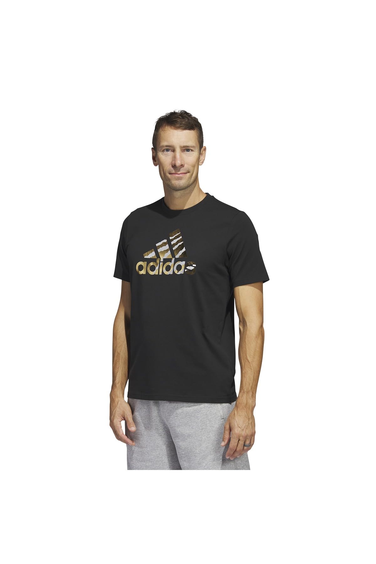 adidasMen's Power Logo Foil T-Shirt
