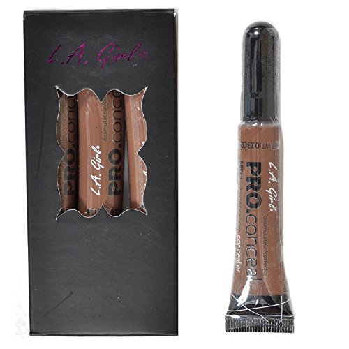 L.A. Girl Pro Coneal Hd. High Definiton Concealer 0.25 Oz #989 Mahogany,3pcs