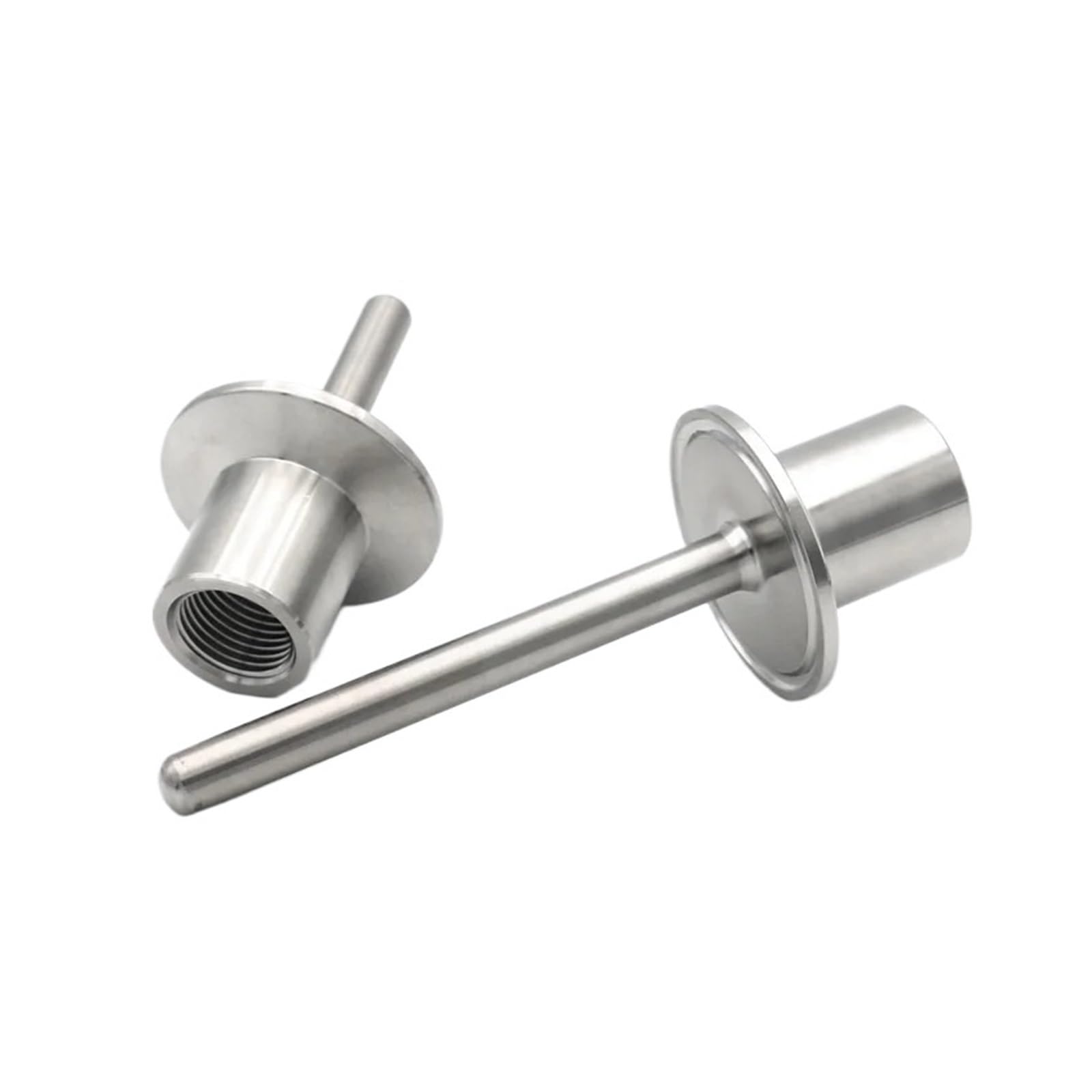 Termómetro de acero inoxidable SS304, carcasa resistencia térmica, abrazadera triple 1,5 "con Sensor temperatura rosca NPT 1/2"(Length 6inch)