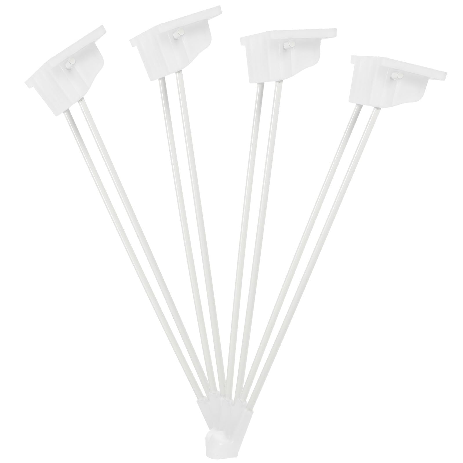 Pieds métalliques de mobilier moderne Anneome en fer blanc durable