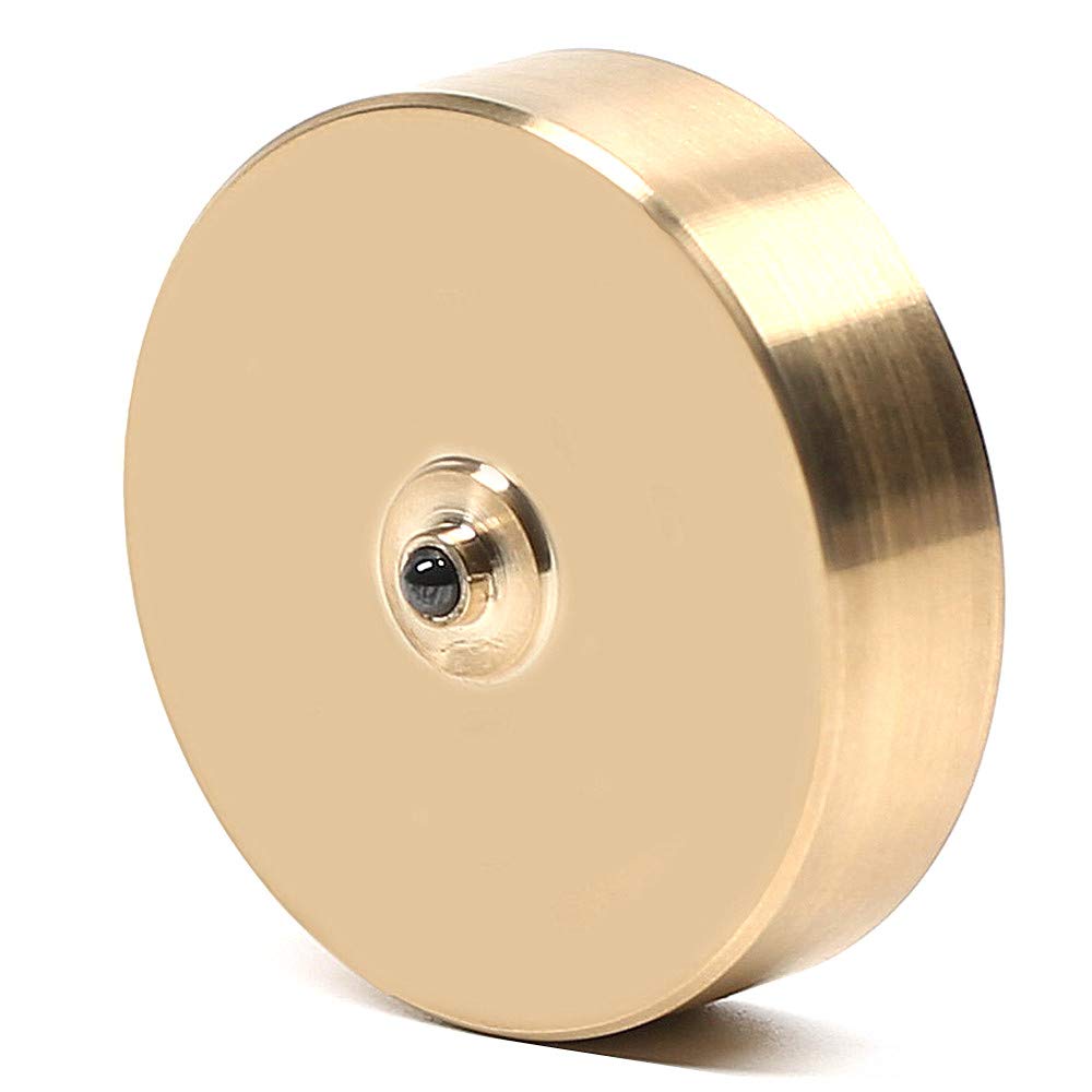 Joytech Exquisite Spinning Top Motor Powered Brass Precision Gyroscope Kill Time Metal Anti-Gravity Perfect Balance Desktop Toy JA21