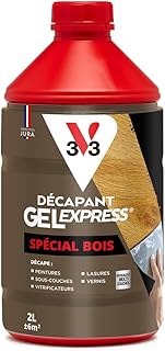 V33 D&eacute;capant gel express sp&eacute;cial bois 2L