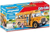 PLAYMOBIL City Life 71094 US Schulbus, Spielzeug-Bus mit Blinklicht, Spielzeug für Kinder ab 4 Jahren