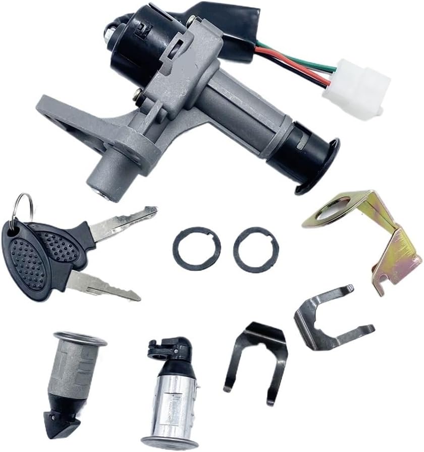 GY6 125cc 150cc モペット用 12V 4線プラグイグニッションキースイッチセット