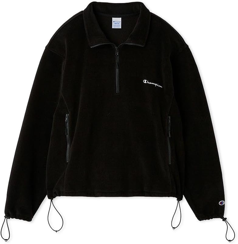 Amazon.co.jp: [フレイ アイディー] 【Champion】フリースハーフジップ 