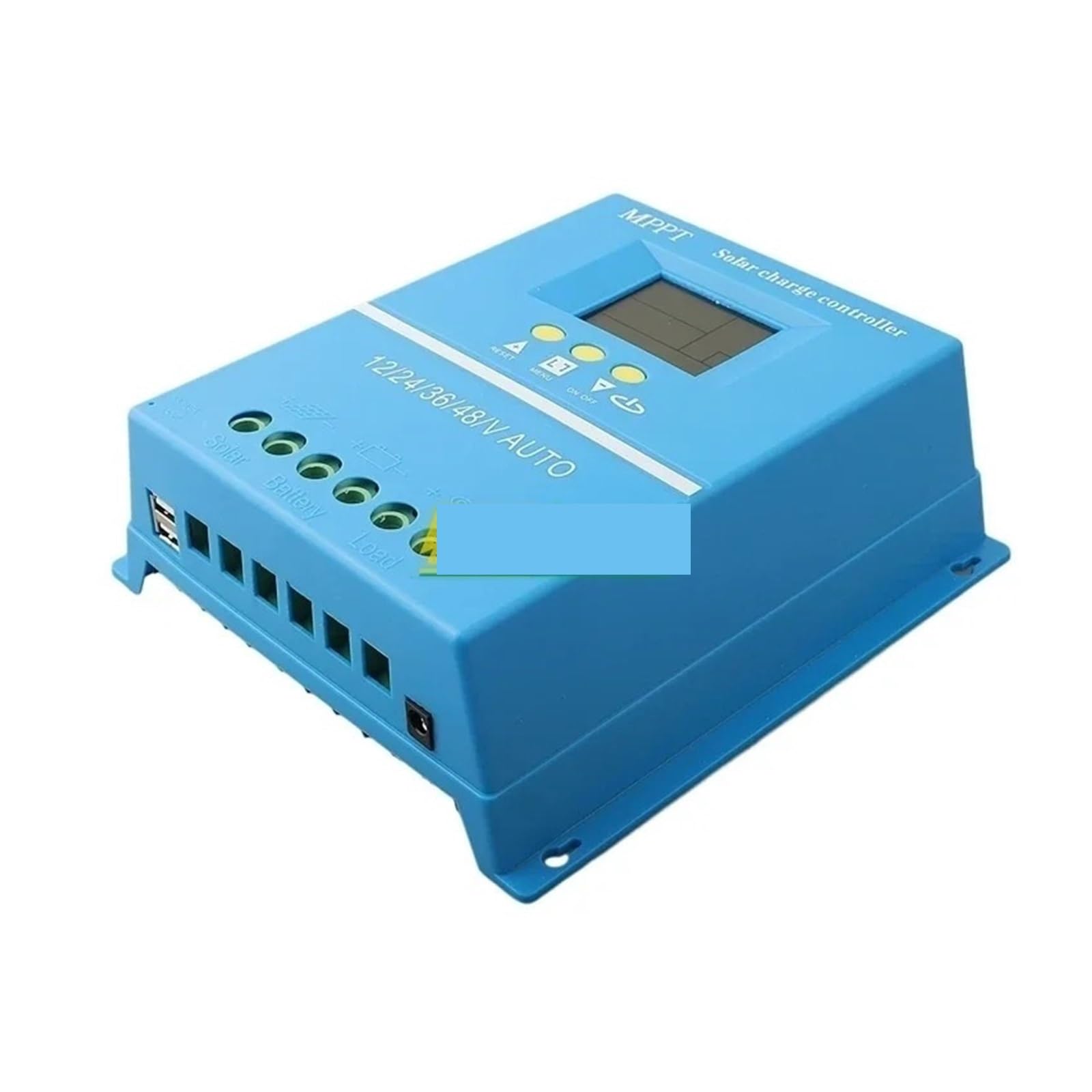 Kontroler ładowania słonecznego, 100A MPPT Regulator Ładowania Słonecznego Auto 12V 24V 36V 48V Dla Kwasowo-ołowiowej Baterii Litowej Fotowoltaika Słoneczna Regulatory Wyświetlacz LCD