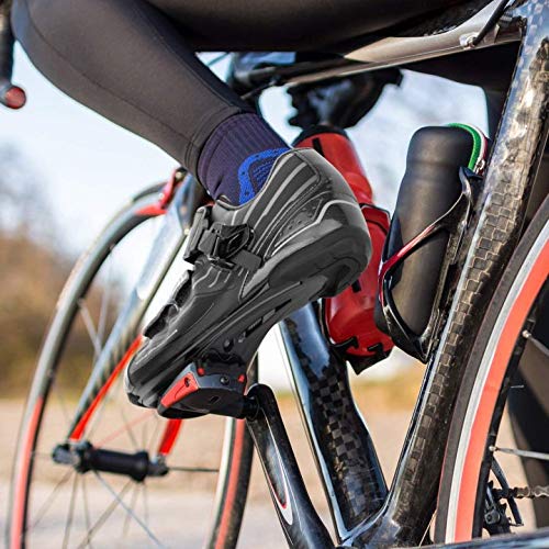 image for Lahien Bike Cleats for 6 Degree Float, Self-Locking Cycling Pedals Cle