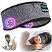 Schlafkopfhörer Bluetooth Geschenke für Frauen & Männer - Personalisierte Weihnachten Geschenke Schlafmaske mit Kopfhörer Schlafen, Wichtelgeschenk Stirnband für Yoga/Sport/Bequemer Seitenschläfer