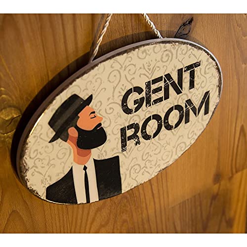 Juvale Restroom Signs - Set Of 2 Ceramic Restroom Signs, Decorative Bathroom Signs Men Women, Washroom Signs, 9.1 X 5.9 X 0.2 Inches #TOP4