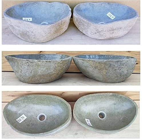 double vasque lavabo à poser en pierre naturelle 30/35 cm, Duo. Choix sur photos envoyées après votre commande. VENDEUR FRANCAIS. Pour salle de bain.