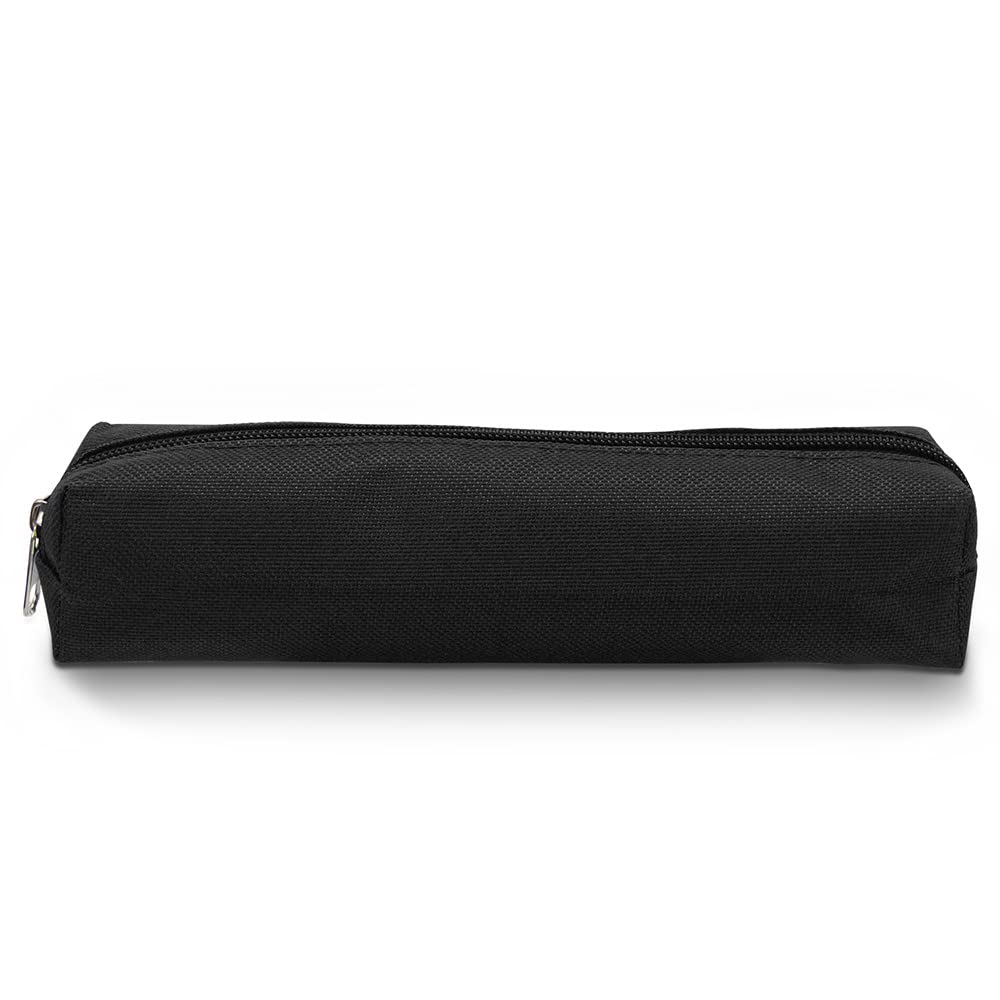 Waytex Rectangle Pencil Case Small Black 18 x 3.5 x 4.5cm, Uniform Black - Image 2