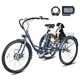 VIRIBUS Electric Tricycle for Adults, 24 inch...