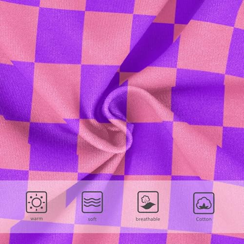 Purple and Pink Buffalo Checkered Toddler Girls's Underwear 2T3