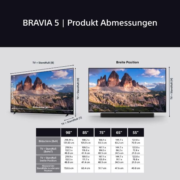 Sony K-98XR5 Mini-LED-Fernseher (248 cm/98 Zoll – Bild 22