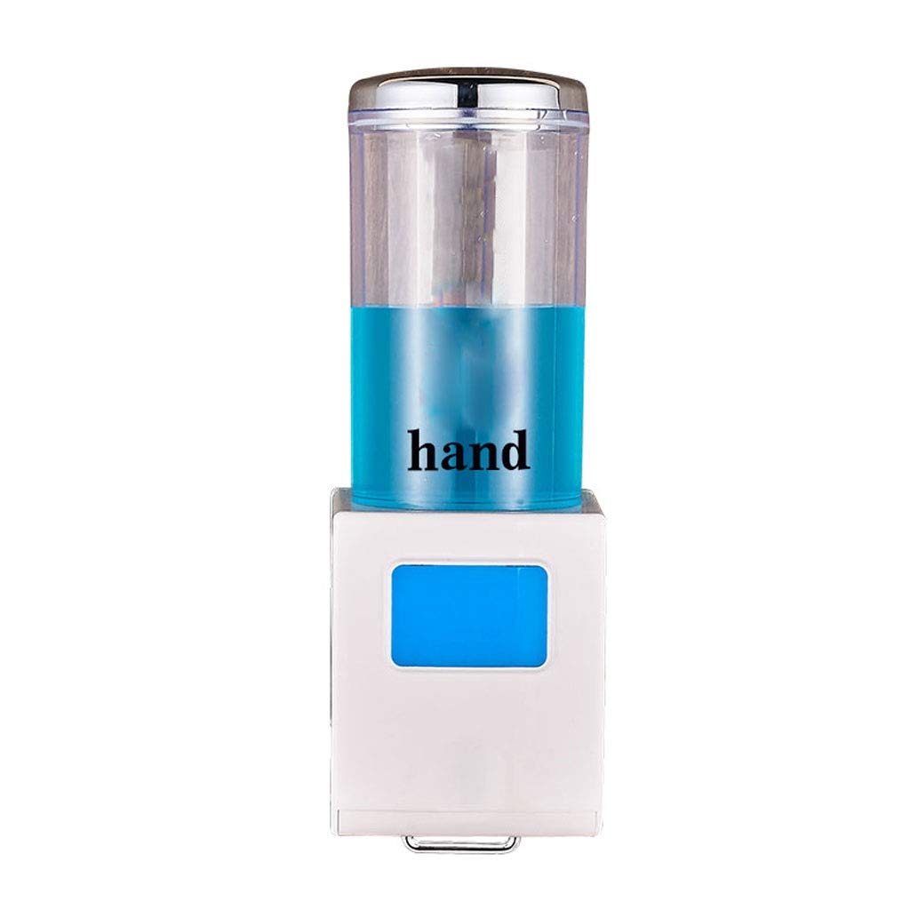 Dispenser di Sapone da appoggio, Dispenser di Sapone a Parete Dispenser di Gel Doccia Manuale per Cucina dell'hotel Bagno Dispenser di Sapone Bianco 500-1500 ml