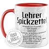 Lustige Lehrer Tasse Mit Spruch – Geschenk Für Deutschlehrer (Grundschule, Gymnasium, Etc.)