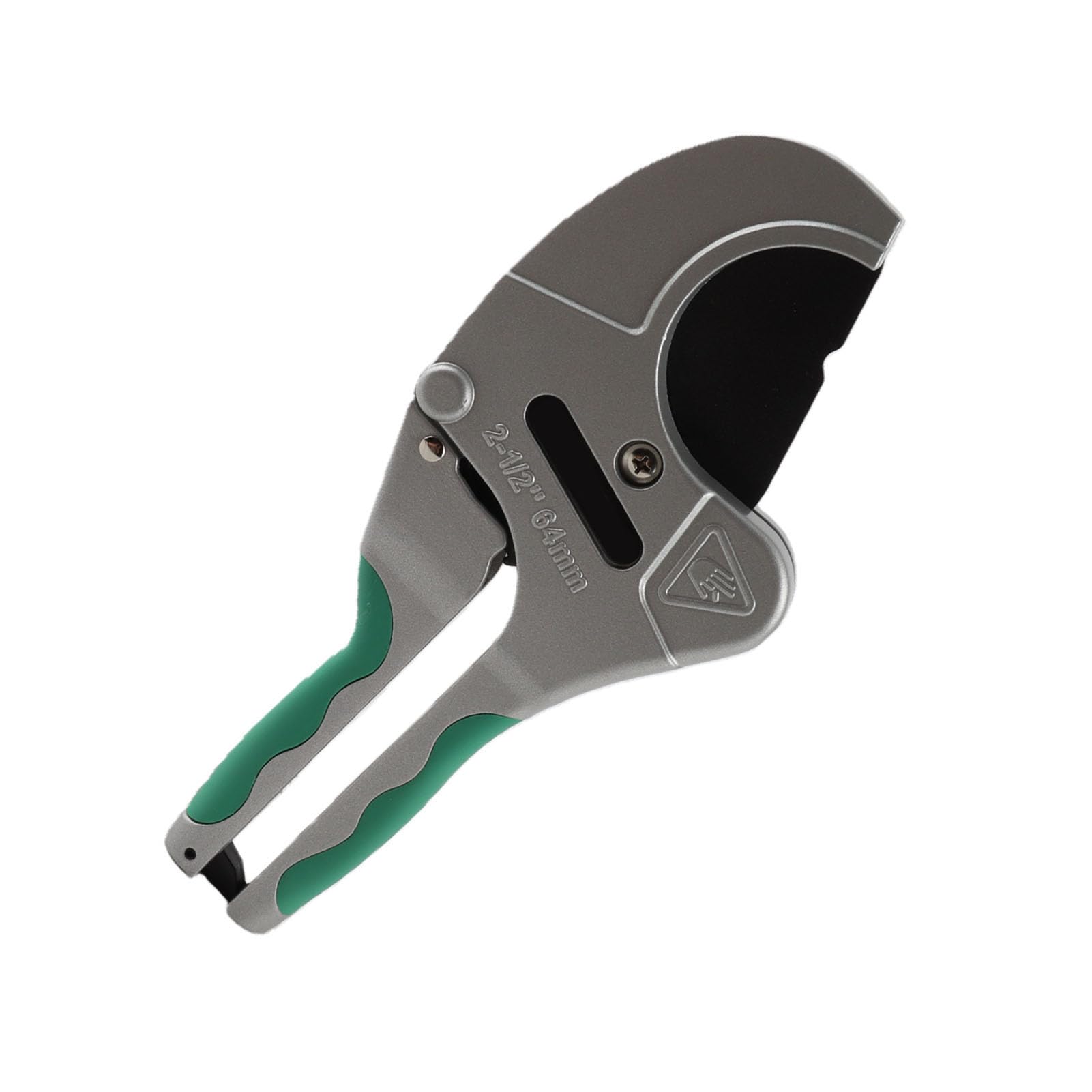 Jiawu Coupe-tube, Coupe-tube en Acier à Cliquet Autobloquant de 2,5 Pouces 64 Mm, en PVC avec Interrupteur Manuel pour Couper les Tuyaux en PVC PP PU PE