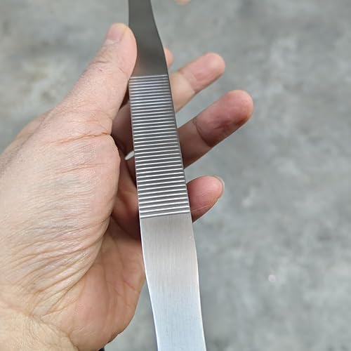 Extra Long 18.7 Inch Stainless Steel Tweezers Feeding Tongs (Longer Than Arms, Curved) for Aquarium & Terrarium