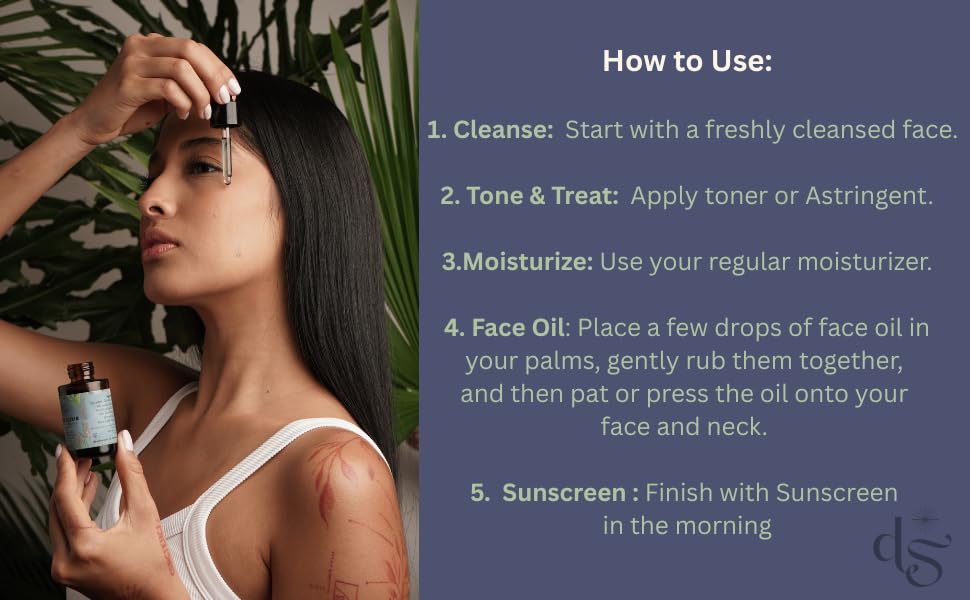 DE SELVA Azure Elixir – Blue Tansy Face Oil with Squalane, Camellia & Jojoba | Hydrating & Soothing Facial Oil for Oily, Combination & Sensitive Skin | Vegan Gifts | 1 oz - Image 6