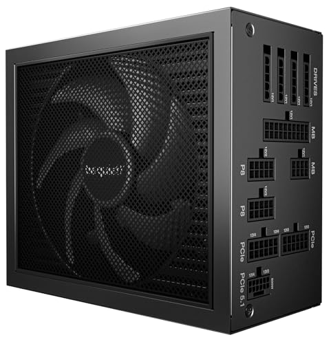 Dark Power 14 850W, ATX 3.1, 80 PLUS® Titanium, alimentatore modulare, raffreddamento attivo e semi-passivo, GPU PCIe 4.0, 5.0 e 5.1, cavo 12V-2x6 incluso, ventola Silent Wings
