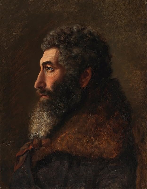 Portret żydowskiego mężczyzny (1873) plakat wydruk autorstwa Gunnara Berndtsona (24 x 36)