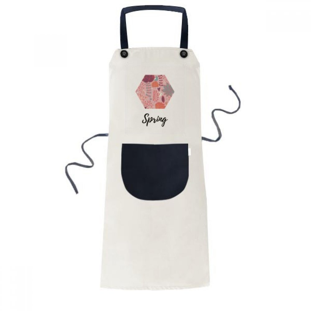 Tablier beige réglable à fleur rouge idéal pour cuisiner et pâtisser en famille sans taches