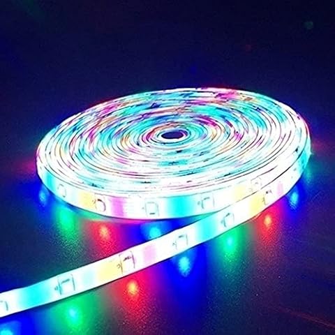 Richoyster 3528 Rgb Smd 3528 Led Light With Remote Control 300 Colors Led Strip With 44-Key Infrared Remote Control Cover